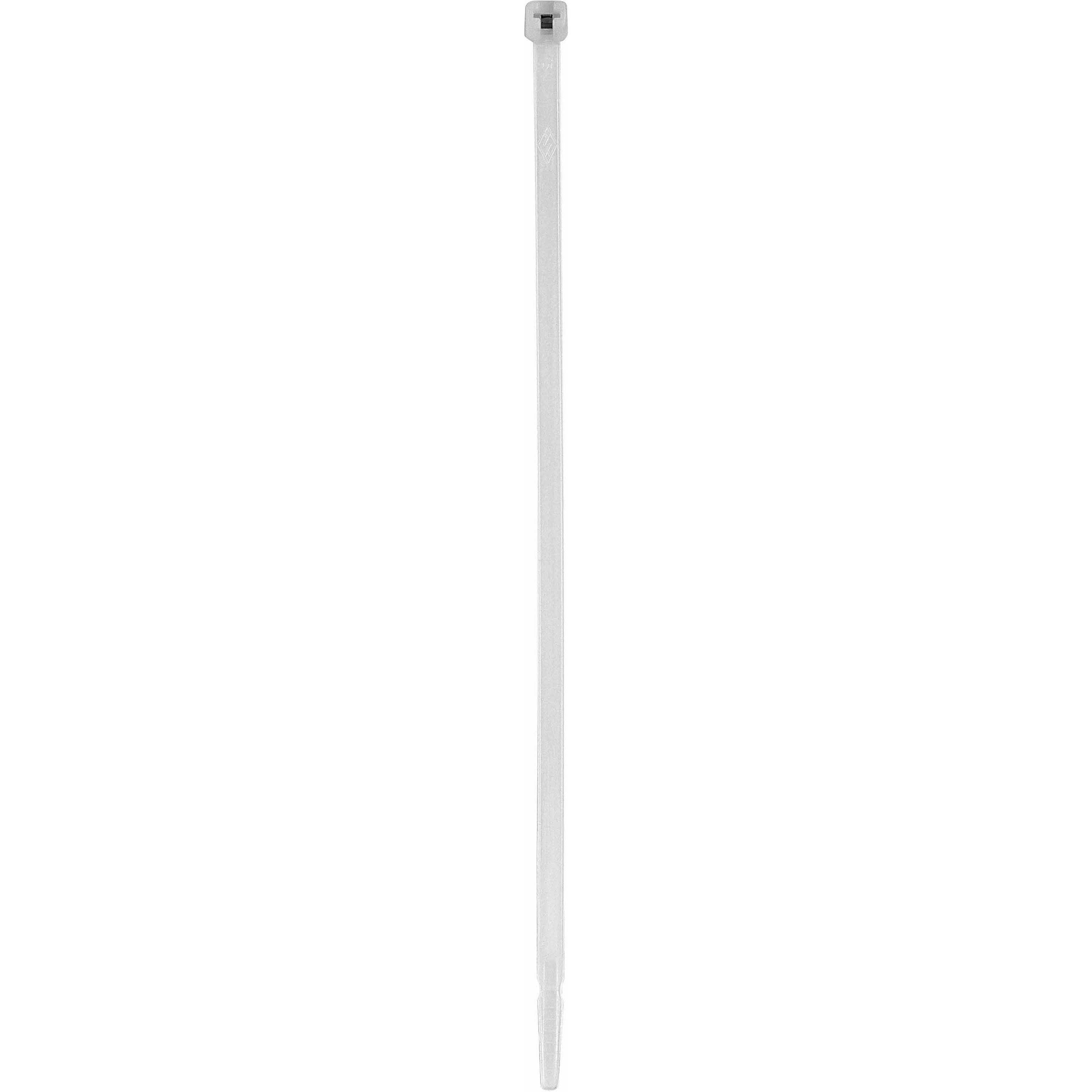 NKABIS2,5X200TR.1, Kabelbinder Stahlzunge, 2.5x200 mm transparent