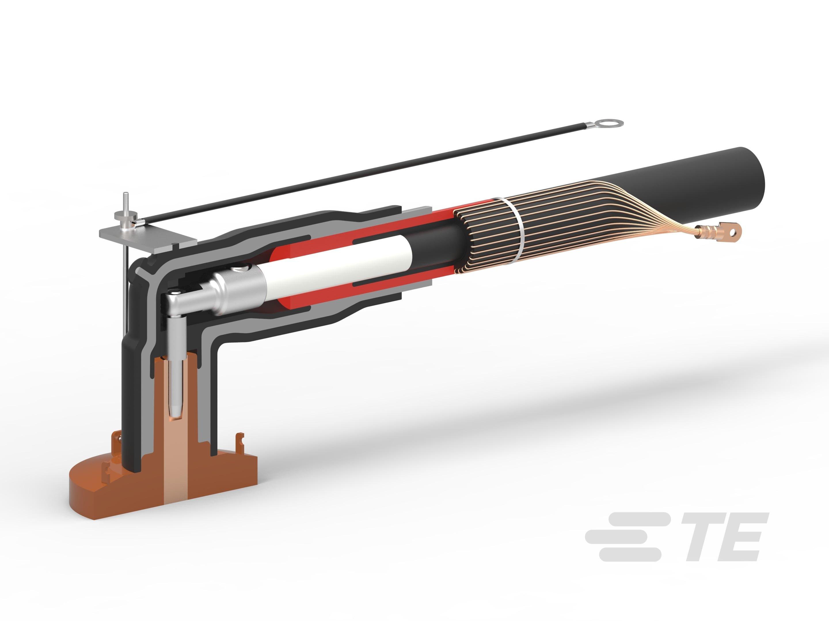 RSES-525C-E, Winkelstecker, Typ A, 250A, 10kV=95-150mm², 20kV=70-95mm²