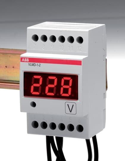 VLMD-1-2, VLMD-1-2 Voltmeter für AC/DC bis 600V, 50/60 Hz