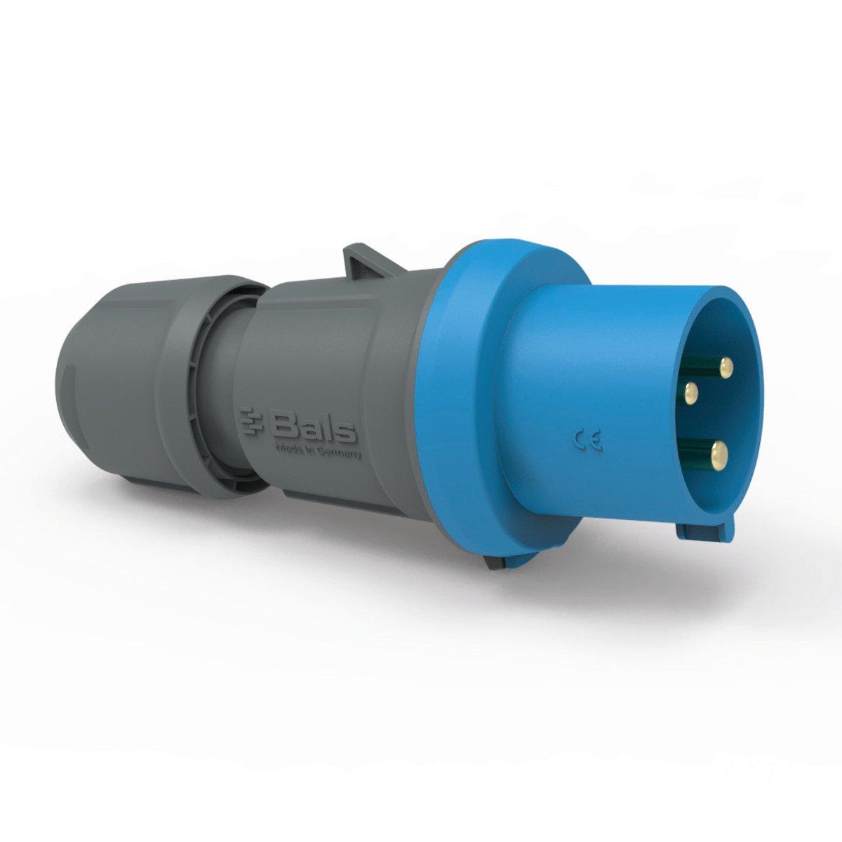 2114/CEE-Stecker 32A230V6h3pIP54, Stecker Bals QC 32A 3p 230V 6h, IP54
