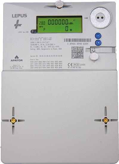 LEPUS 5(100)A,3x230/400V,MID,DS,DT,L+B, moderne Messeinrichtung LEPUS als Drehstromzähler 0.25-5(100)A, MID