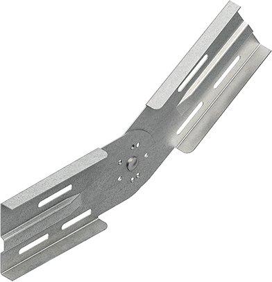 WSGV 105 E3, Gelenkverbinder, vertikal, Höhe 106,5 mm, Edelstahl, Werkstoff-Nr.: 1.4301, AISI 304, inkl. Zubehör