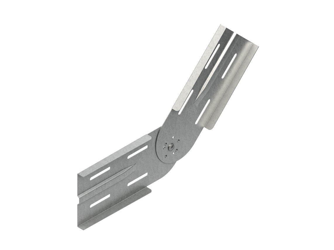 WSGV 150 E3, Gelenkverbinder, vertikal, Höhe 151,5 mm, Edelstahl, Werkstoff-Nr.: 1.4301, AISI 304, inkl. Zubehör