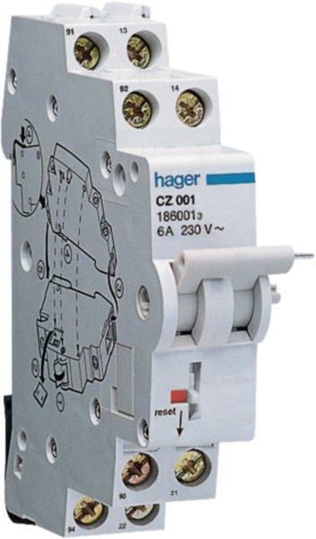 CZ001, Kontakt für FI-Schalter 2(1S+1Ö) 6A 240V