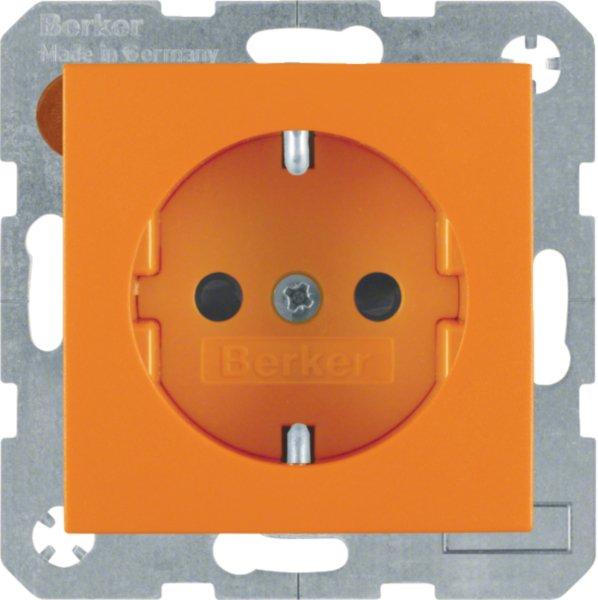 41431914, Steckdose SCHUKO S.1/B.3/B.7 orange matt