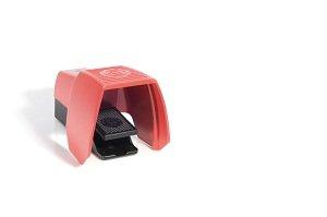 F1-U1Z UN, Fußschalter Metall; 1-pedalig; mit Unfallschutzhaube; Pedal: 1 Ö/1 S; Schleichsystem