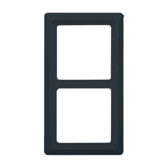 2102-35, Abdeckrahmen 2-fach anthrazit - Allwetter 44® (IP44)