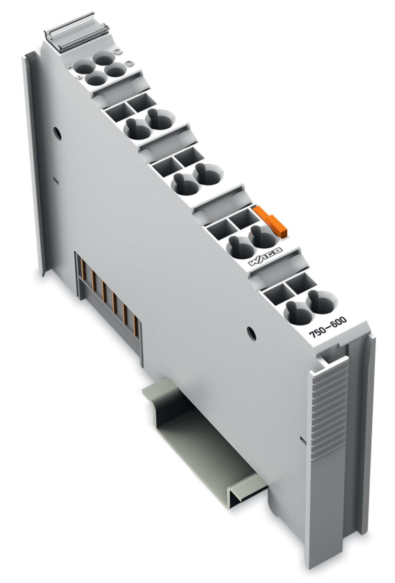 750-600, Endmodul lichtgrau