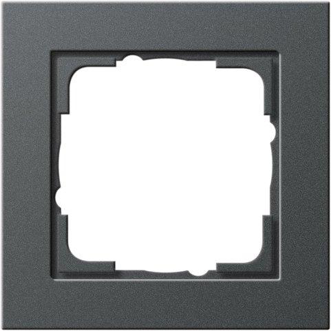 021123, Abdeckrahmen 1f Gira E2 Anthrazit