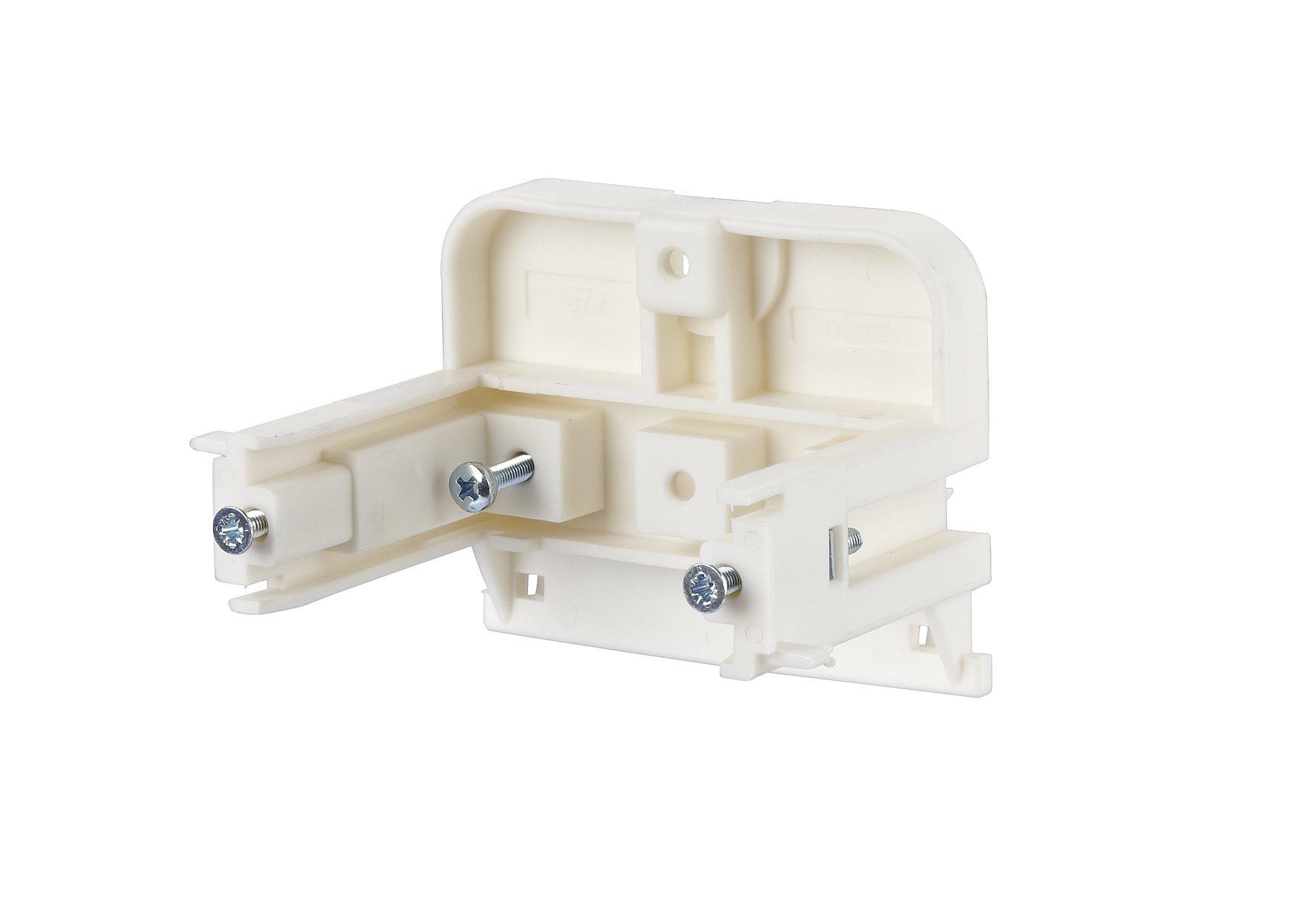 1308895010-I, Montagehalter für Anschlussdosen T-Nut-Befestigung - Einbau waagrecht 50 mm, ohne Trennschale