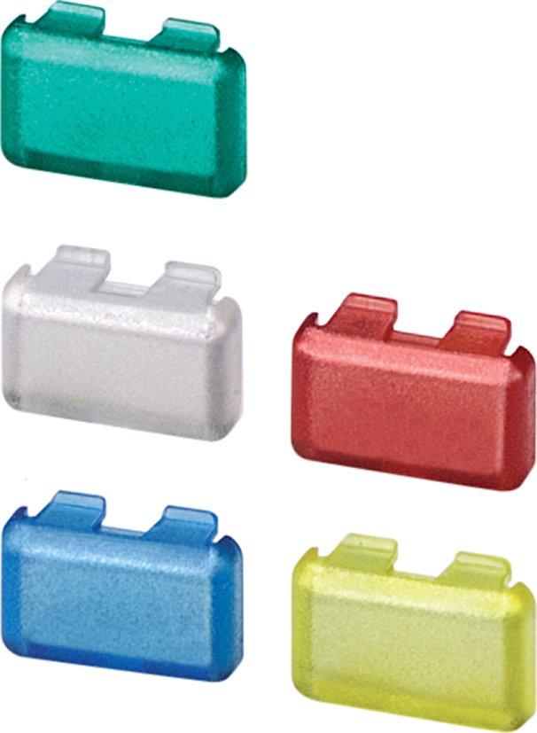 5TG8067, Kappen-Set für Taster 5TE48 und Leuchtmelder 5TE58 Satz mit je 10x rot+grün