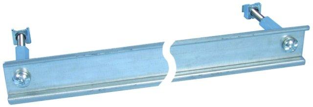 MS DPA, Montageset mit Hutschiene und Stockschrauben für bis zu 24 DEHNpatch