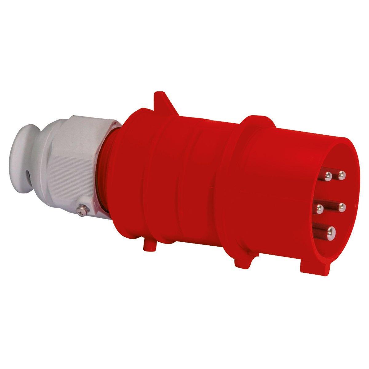 21689/CEE-Stecker 16A400V6h5pIP44, Stecker QUICK-CONNECT TE 16A 5p 400V 6h, IP44