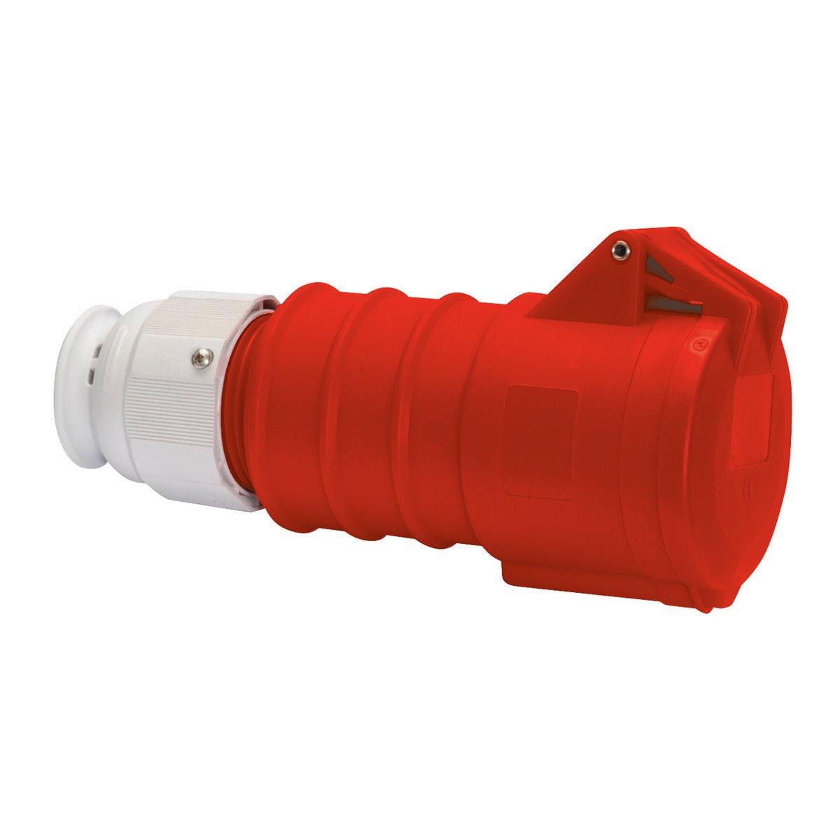 31536/CEE-Kupplung 16A400V6h5pIP44, Kupplung QUICK-CONNECT TE 16A 5p 400V 6h, IP44