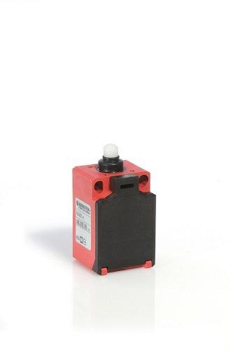 TI2-U1Z W, Positionsschalter Kunststoff,  Schleichsystem, 1 Öffner/1 Schließer, Kabeleinführung 1 x M16 x 1,5, mit Kuppenstößel aus Kunststoff