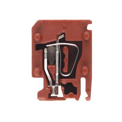 ZVL 1.5 BR, Stecker (Klemmen), Zugfederanschluss, braun, 1.5 mm², 17.5 A, 250 V, Anzahl Anschlüsse: 1, V-0, Wemid, Polzahl: 1, Breite: 5.08 mm, Höhe: 12.9 mm