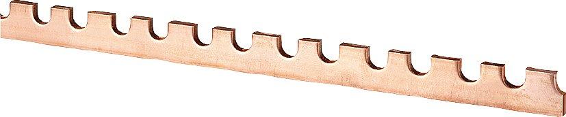 5SH5322, Sammelschiene, mit Stanzungen, Teilungsmaß 27mm für NEOZED-Sicherungssockel D02