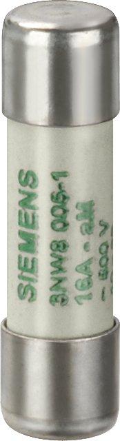 3NW8005-1, SENTRON, Zylindersicherungseinsatz, 10x38 mm, 16 A, aM, Un AC: 500 V