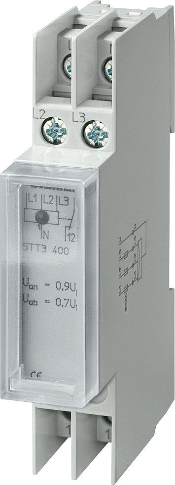5TT3400, Spannungsrelais T5570 AC 230/400V 1W 0,7/0,9 mit Klarsichtkappe