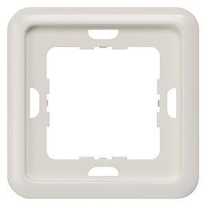 5TG1811, DELTA profil titanweiß Rahmen 1-fach, 80x80 mm