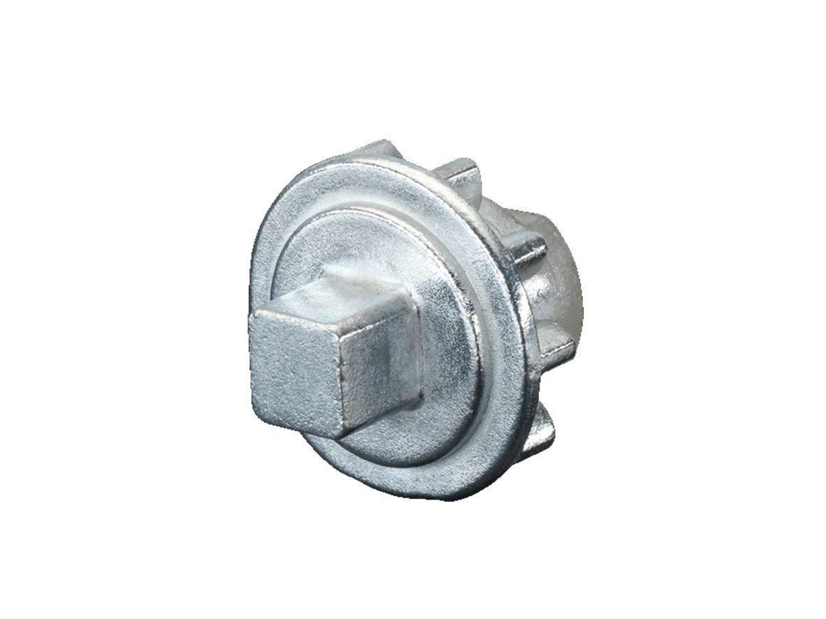 SZ 8611.110, TS Verschluss-Einsatz, Ausführung F, Zink-Druckguss, 8 mm Vierkant