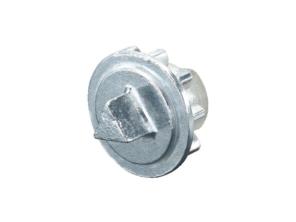 SZ 8611.120, TS Verschluss-Einsatz, Ausführung F, Zink-Druckguss, 7 mm Dreikant