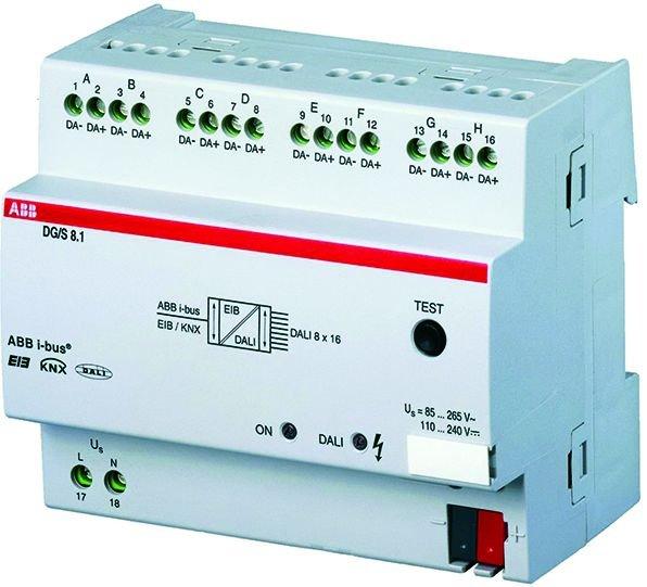 DG/S8.1, DALI-Gateway, 8fach, REG