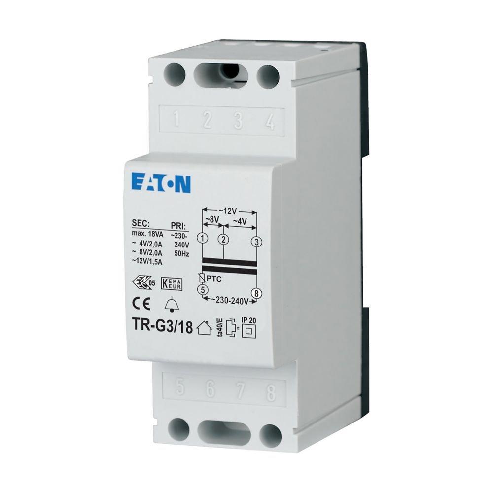 TR-G3/18, Transformator 230 V, 4/8/12 V, 2/2/1, 5 A, 2 HP