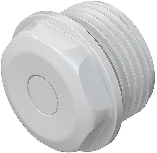 1485M20, Dichtungsstopfen, M20, für Kabel-Ø 9-12 mm, Kunststoff PE, RAL 7035, lichtgrau
