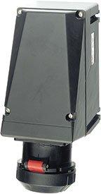 GHG  512 4506 R0001, Ex-Wandsteckdose für Zone 1/21, 32 A, 5-pol., GHG 512, 346-415 V, 6 h, 1 x M40 Leitungseinführung, 1 x M40 Schraubverschluss
