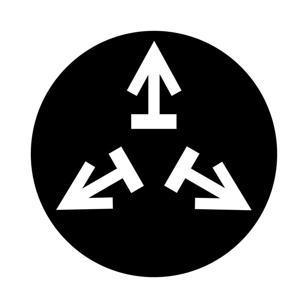 M22-XD-S-X15, Tastenplatte, flach schwarz, Symbol Befreien