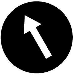 M22-XDP-S-X8, Tastenplatte, Pilz schwarz, Symbol Pfeil