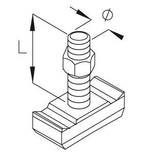 HS18 10X30, Hammerkopfschraube