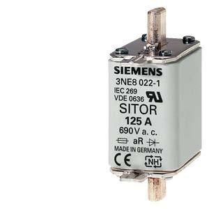 3NE1021-0, SITOR-Sicherungseinsatz, mit Messerkontakten, NH00, In: 100 A, gS, Un AC: 690 V