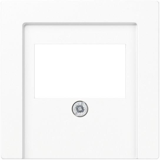 A 569 PLT WW, Abdeckung für TAE-Anschlussdosen, 1fach, Duroplast, Serie AS/A, alpinweiß