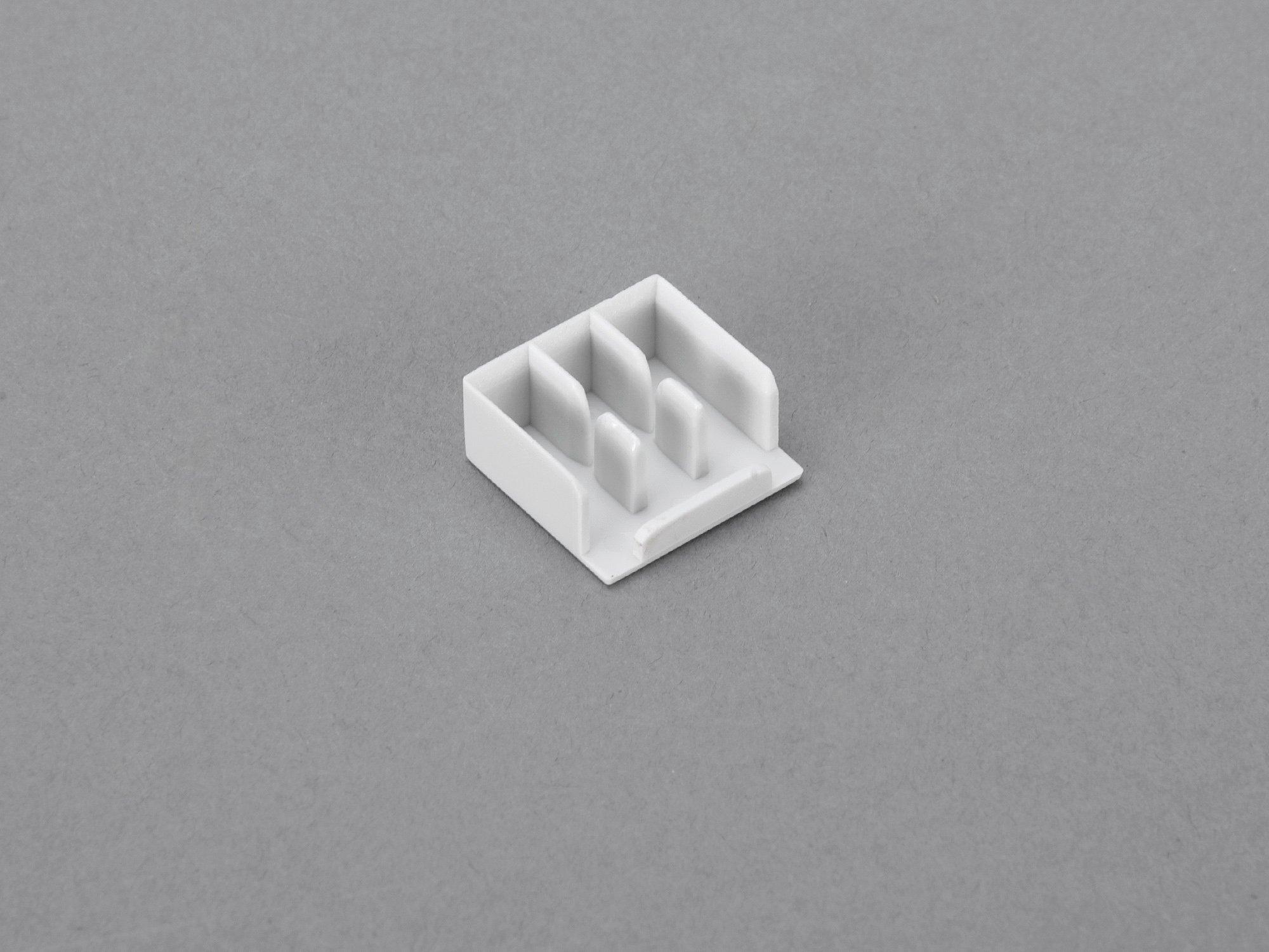 31027, Endkappe für 2- und 3-polige Kammschienen 16 mm²