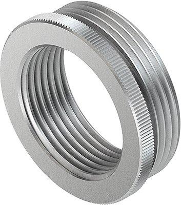 44M4032, Reduzierring, Gewinde M40 außen, Gewinde M32 innen, Messing, vernickelt