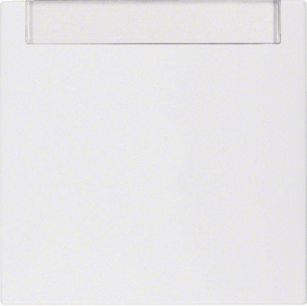 16261909, Wippe mit Beschriftungsfeld S.1/B.1/B.3/B.7 Glas polarweiß, matt