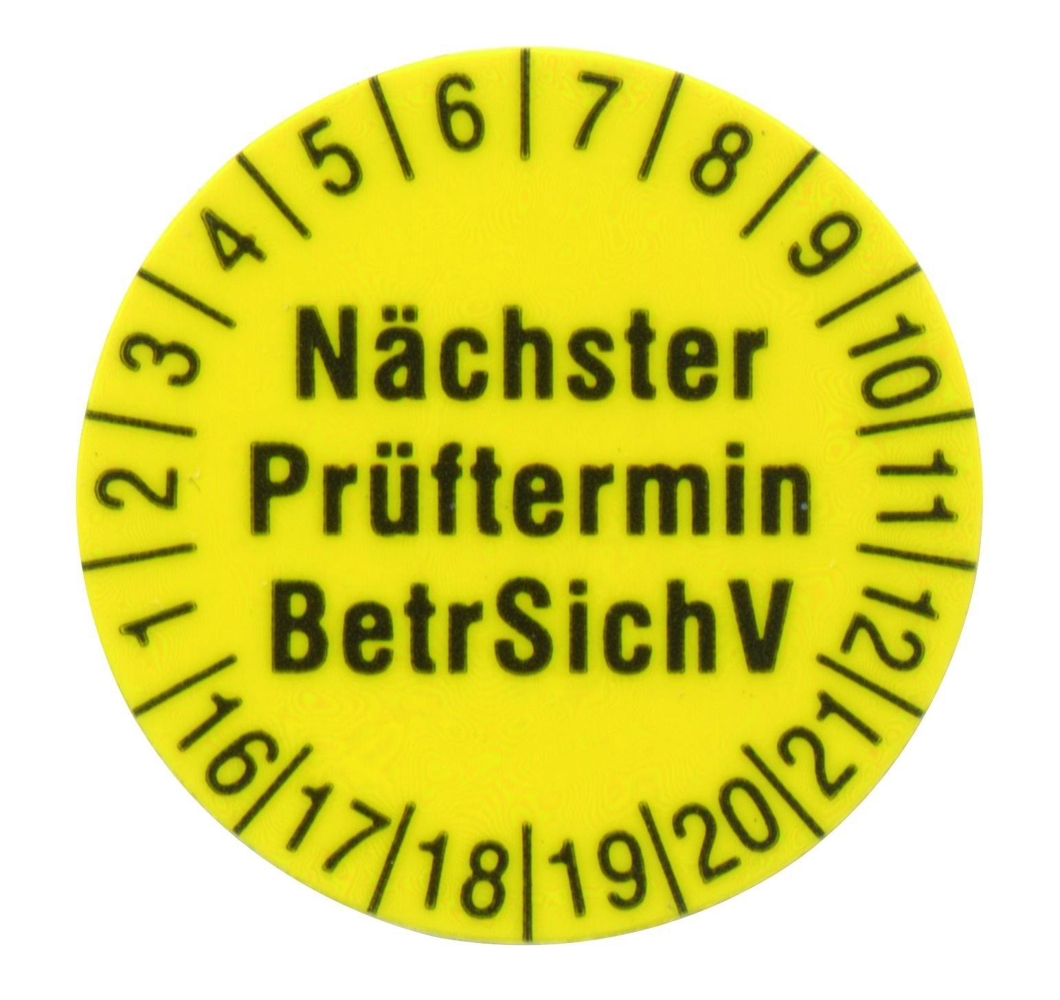 FTC00001238D, UNITEST Prüfetiketten 15mm (250 St.)