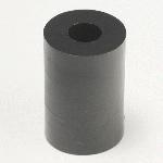 104/WZ/20 S, Distanzhülsen aus Kunststoff, f. M 8, 20 x 20 x 8,5 mm,  schwarz
