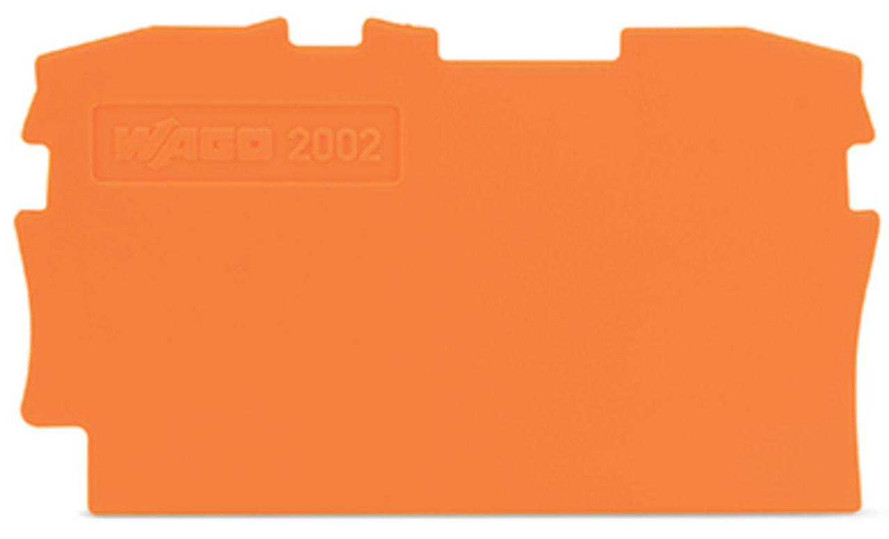 2002-1292, Abschluss- und Zwischenplatte 0,8 mm dick orange