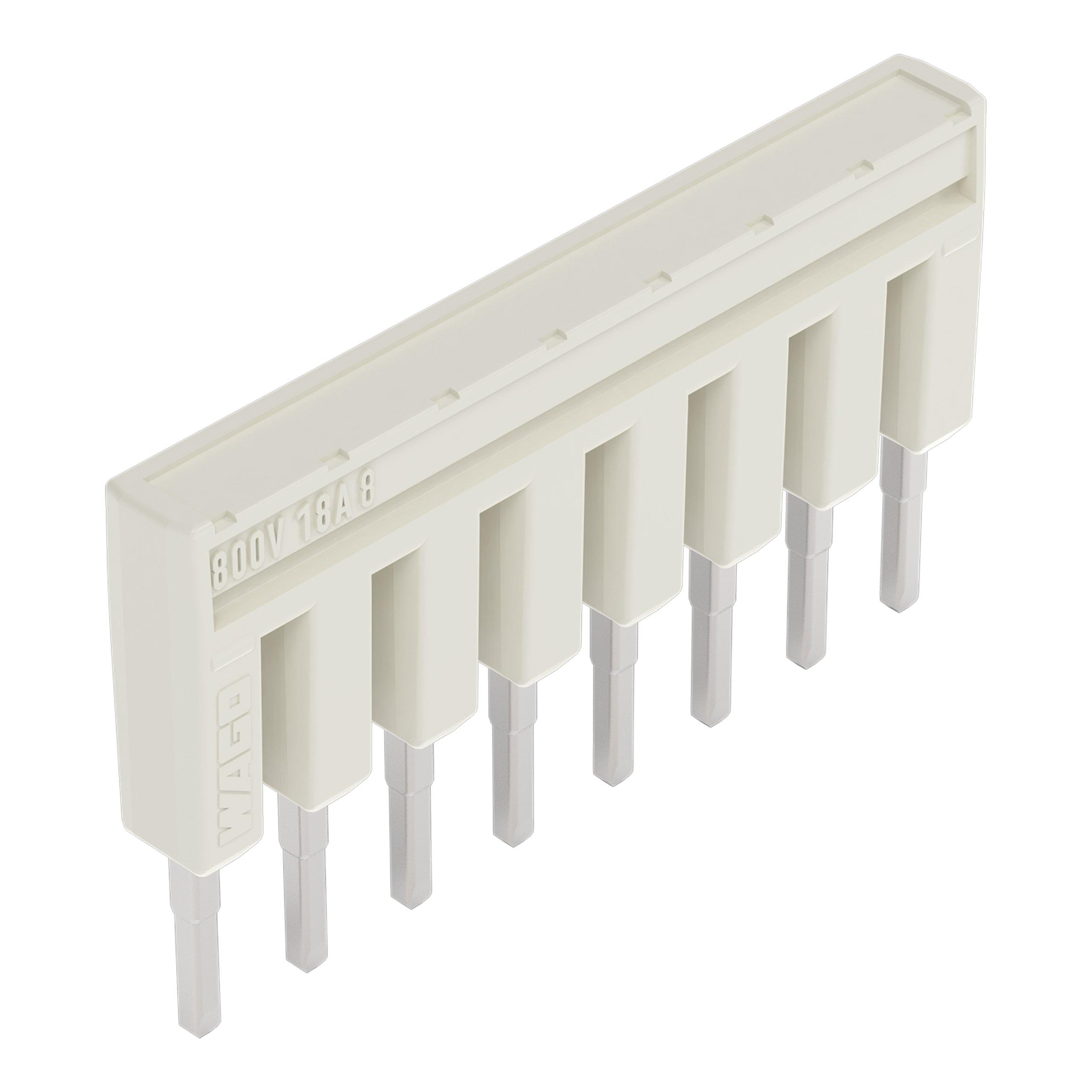 2001-408, Kammbrücker 8-fach Nennstrom 18 A lichtgrau