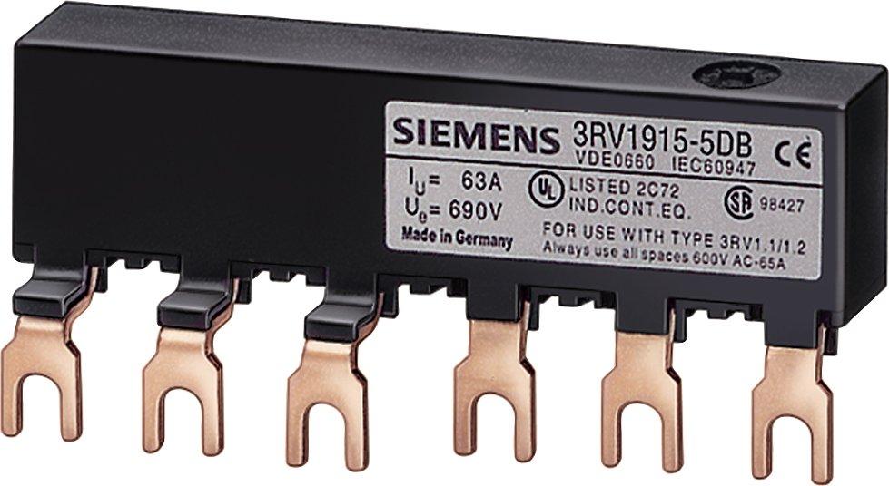 3RV1915-5DB, Verbindungsstück für 3Ph.-Sammelschienen Teilungsabstand 45mm