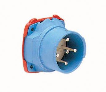 6118017, DSN1 EINBAUSTECKER Size.1/3P+N+E /20A 440V AC IP66/67/69/  BLAU