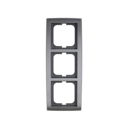 1723-80, Abdeckrahmen 3-fach chrom matt - solo®