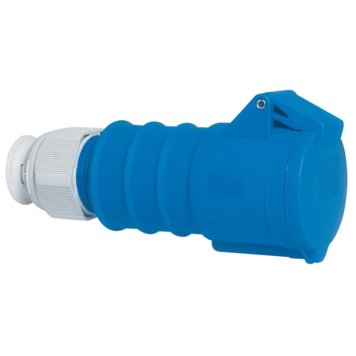 31968/CEE-Kupplung 32A230V6h3pIP44, Kupplung QUICK-CONNECT TE 32A 3p 230V 6h, IP44