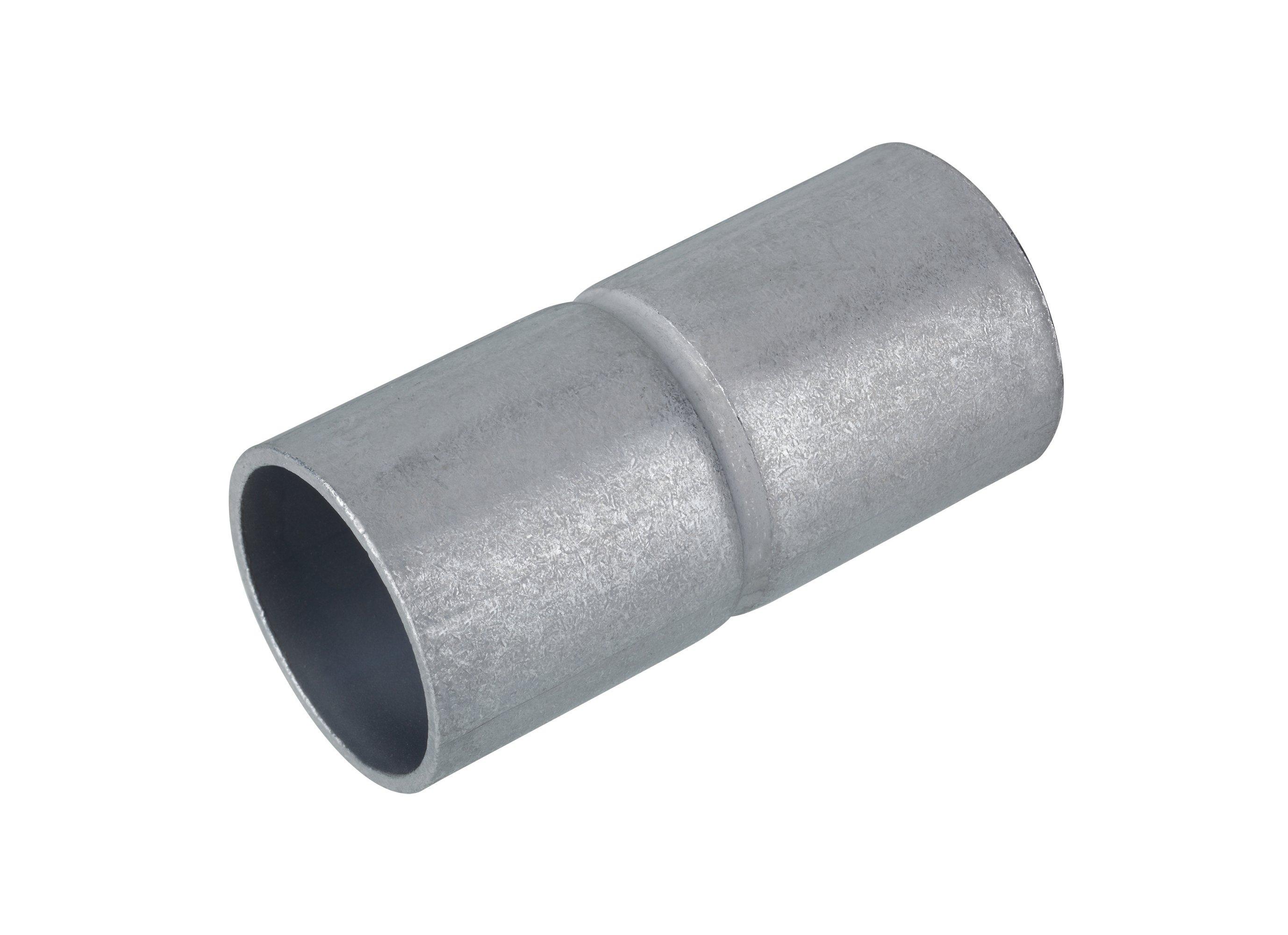 SMS-E-V 16 verzinkt Zn-Ni, Stahlrohr-Steckmuffe,