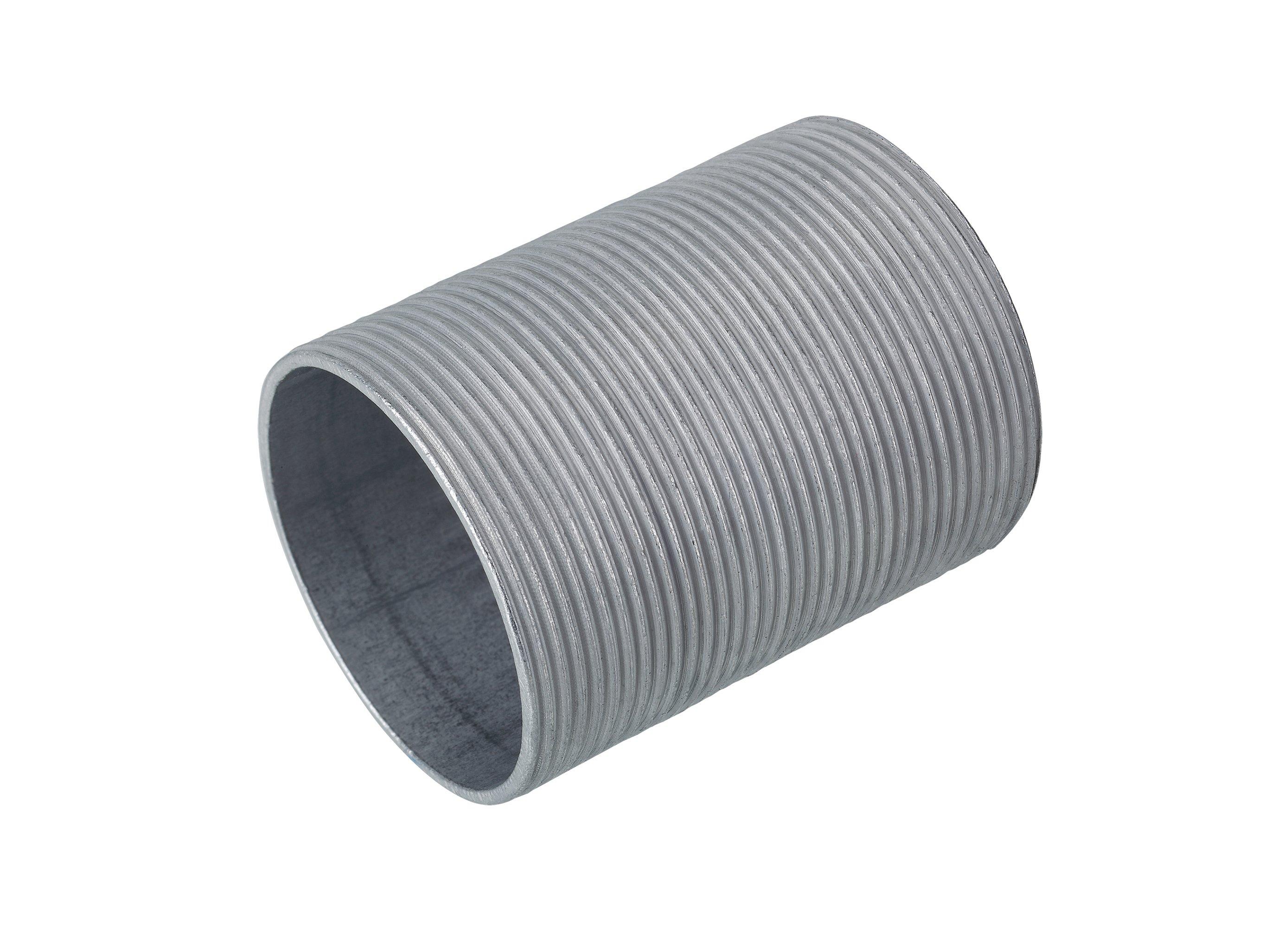 SN-E-V 25 verzinkt Zn-Ni, Stahlrohr-Gewindenippel,