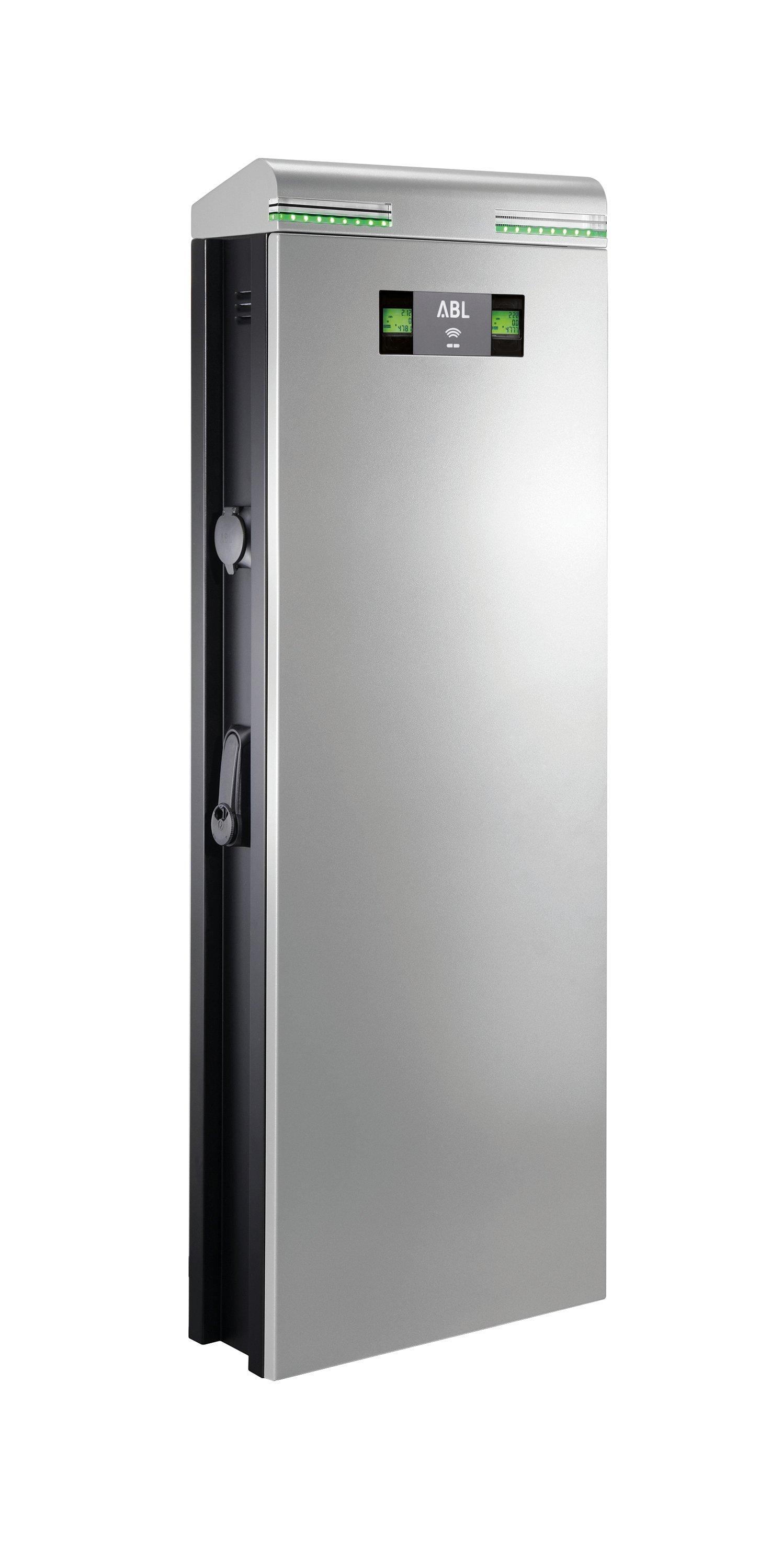 3P4435, Ladesäule eMC3 eichrechtskonform, 2x 22kW, 2x Typ 2 Steckdose, Controller