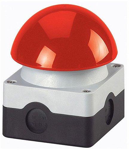 FAK-R/KC11/I, Fuß- Grobhandtaster, 1S+1Ö, Pilz rot, Aufbau